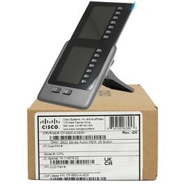 Cisco - CP-8800-A-KEM Audio Key Expansion Module for 8851 & 8861 IP Phones, 28 Programmable Keys, 3.5" Color TFT, PoE - Black