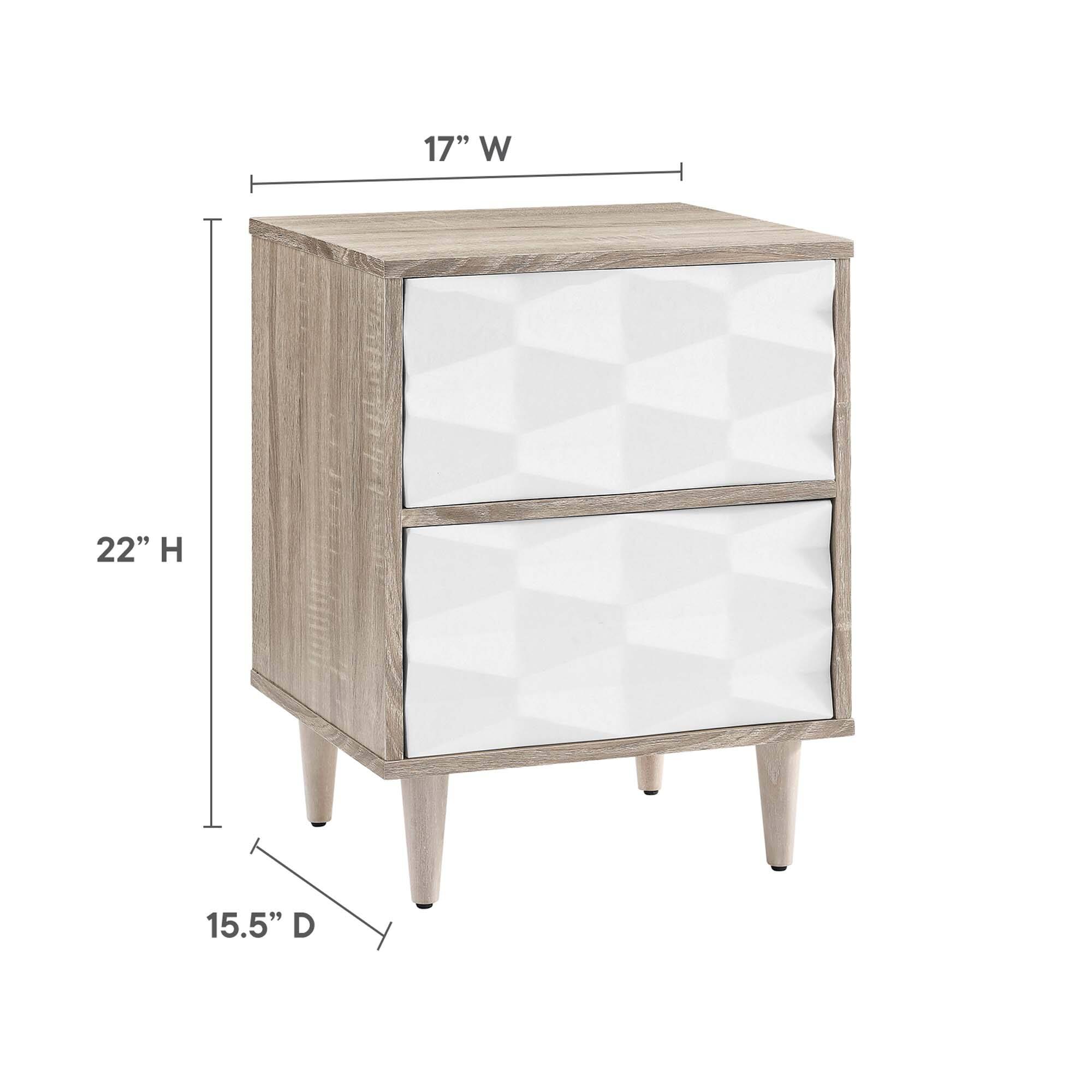 17" W x 22" H x 15.5" D