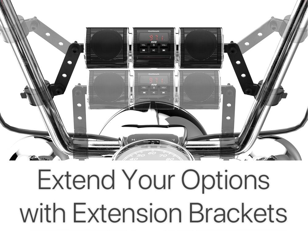 Cottsat 871 7 1. RDS VOL o VOLA H H - NA 971 9 : RDB VOL O VOL- - + H 1 GO A 50 70 40 80

Extend Your Options with Extension Brackets