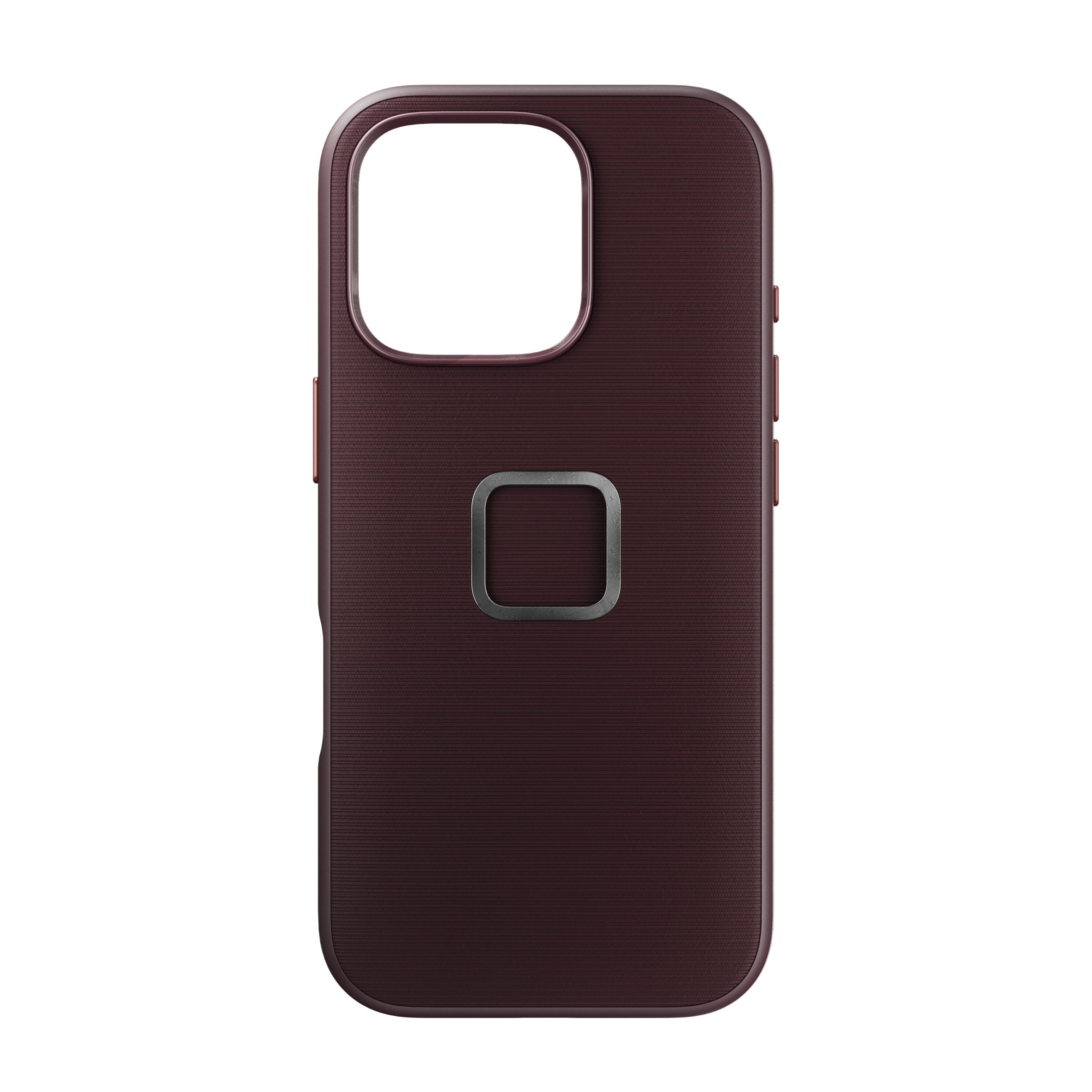 Front. Peak Design - Everyday Fabric Case for iPhone 16 Pro - Eclipse.