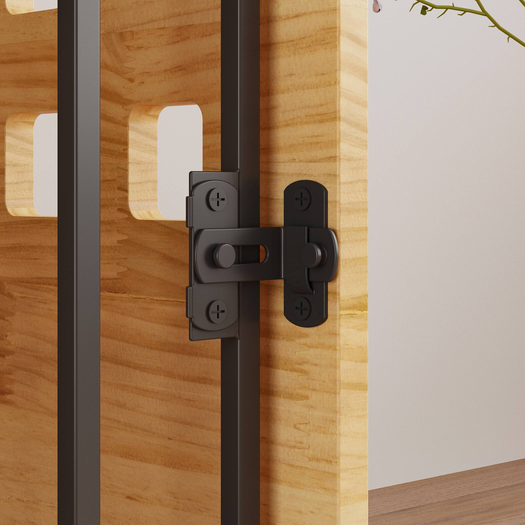 Alt View 6. Famapy - Solid Wood Dog Crate Furniture for Small Dogs – Indoor Pet Kennel with End Table Design, Ventilation & Safety Features.