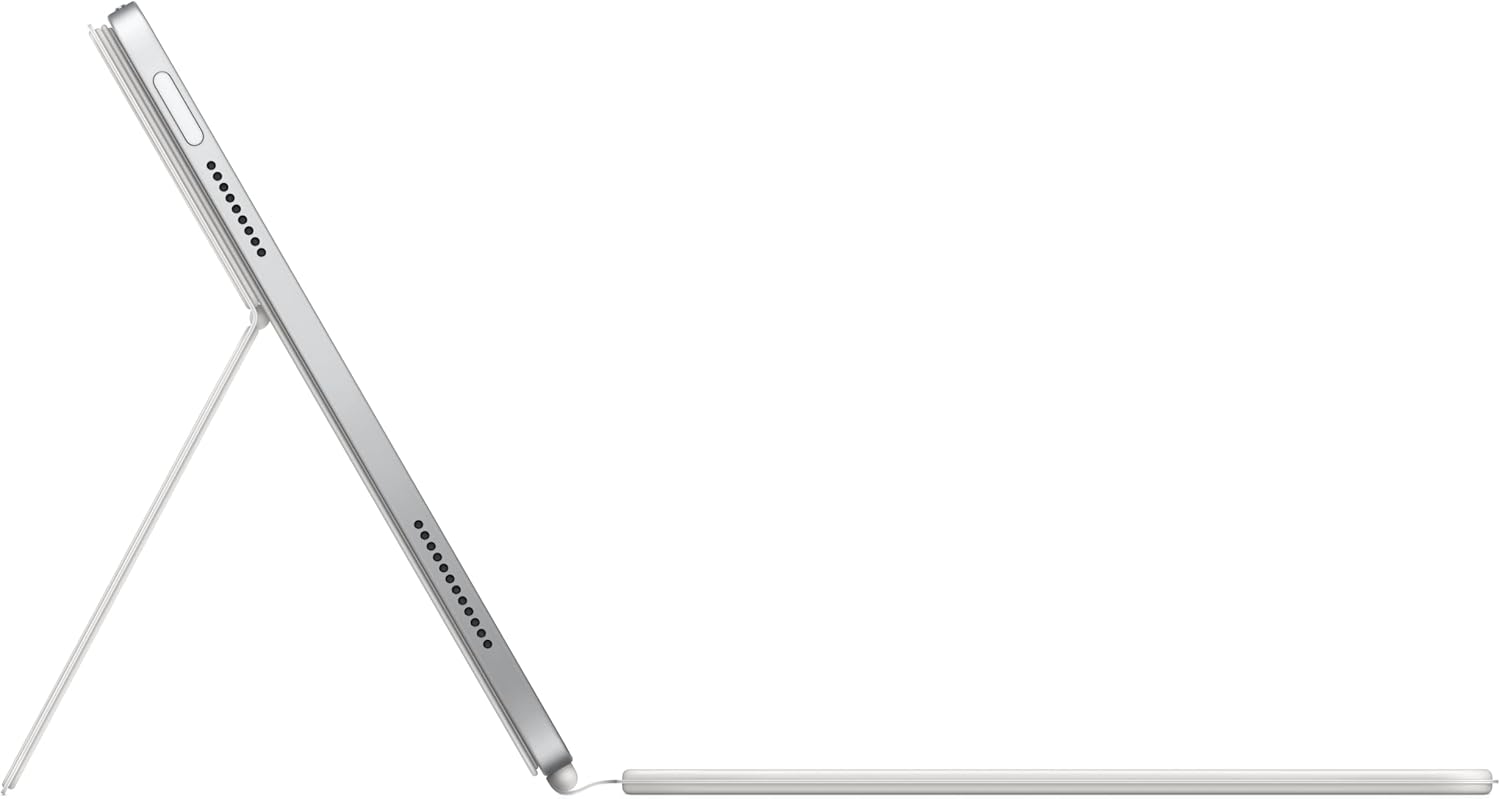 Alt View 1. Apple - Apple Magic Keyboard Folio: iPad Keyboard and case for iPad (10th Generation), Detachable Two-piece Design that attaches - White.