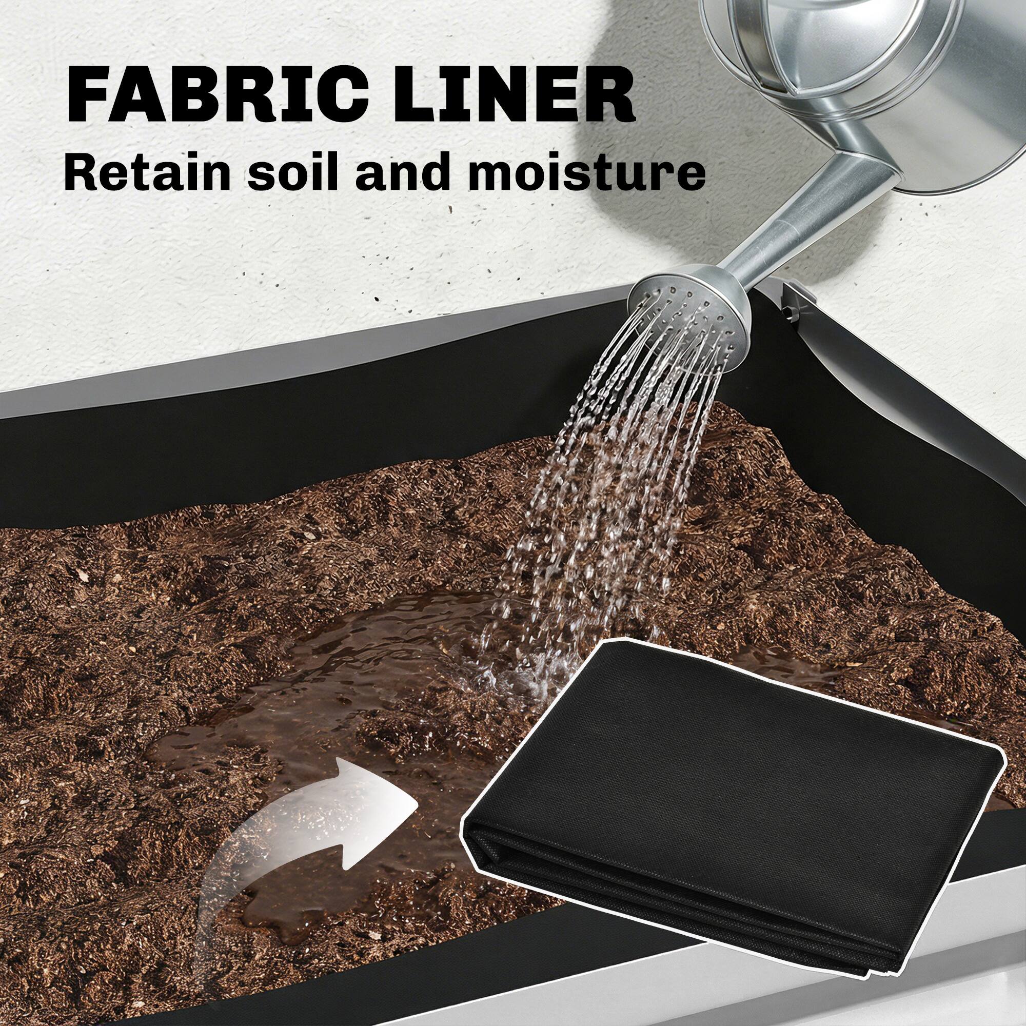 FABRIC LINER  
Retain soil and moisture
