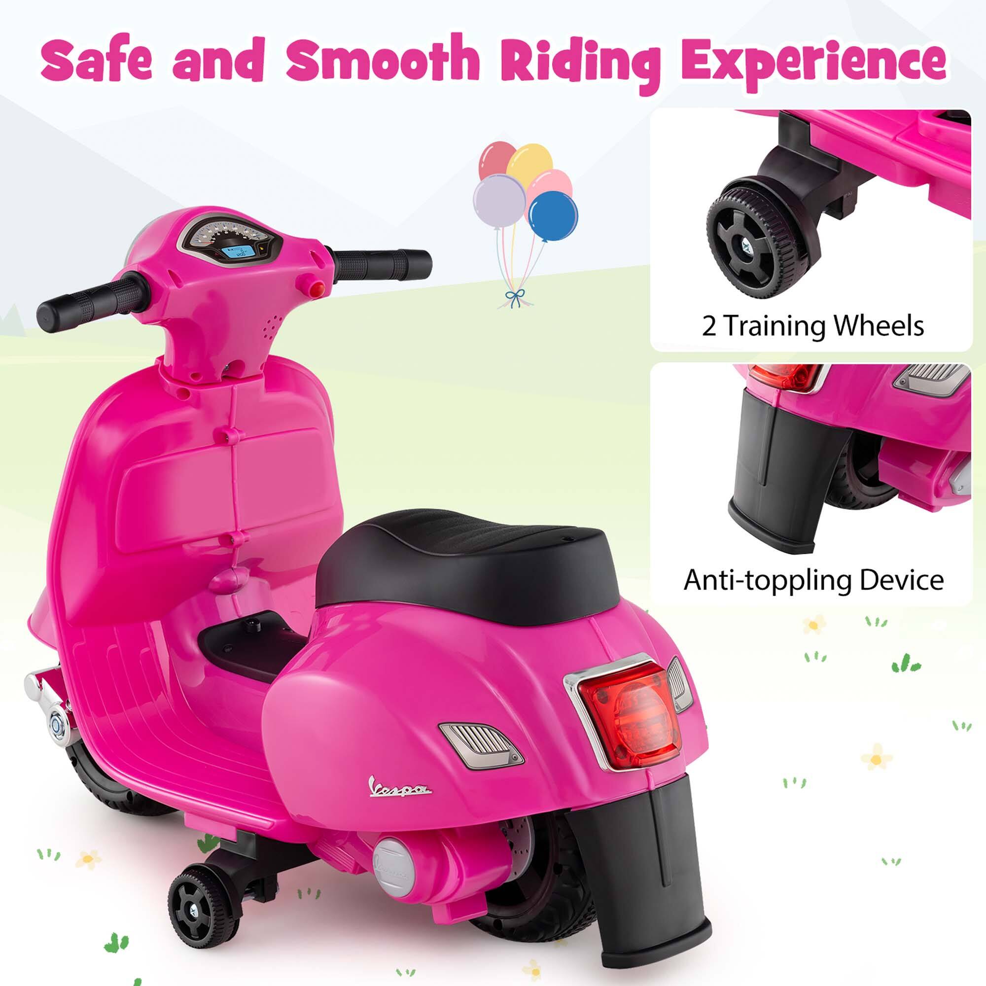 Safe and Smooth Riding Experience

2 Training Wheels

Anti-toppling Device