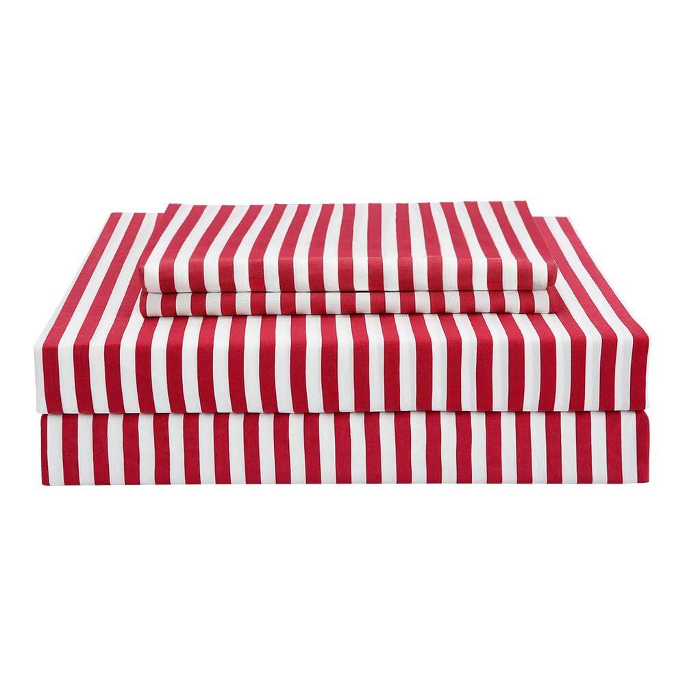 Stripe Burgundy Red-Full