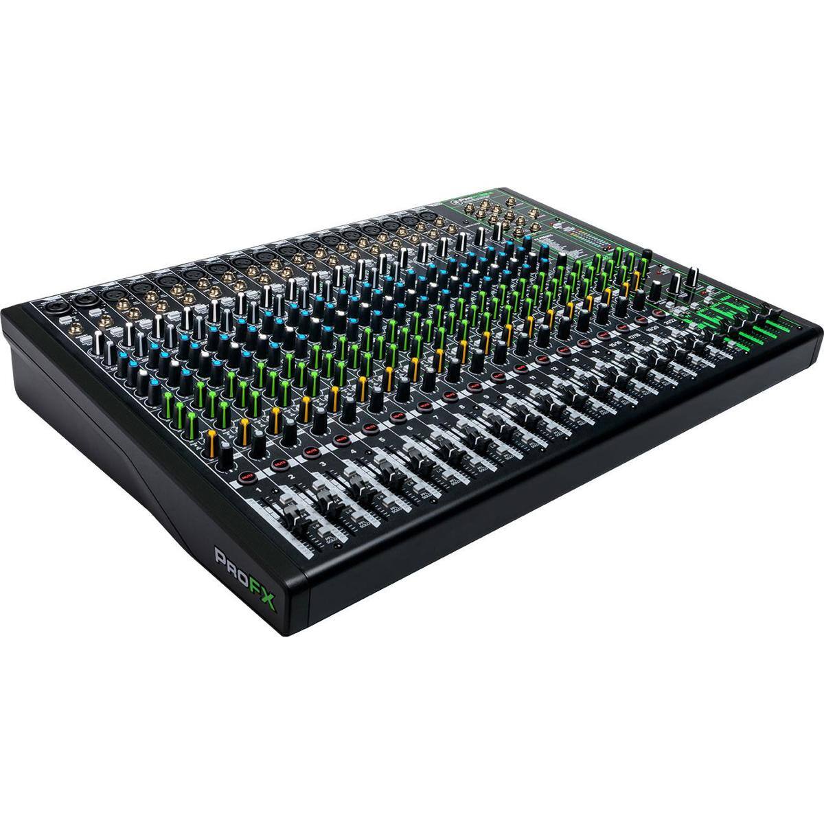Front. Mackie - Mackie ProFX22v3 Sound Reinforcement Mixer Kit with Carrying Bag and Dust Cover.