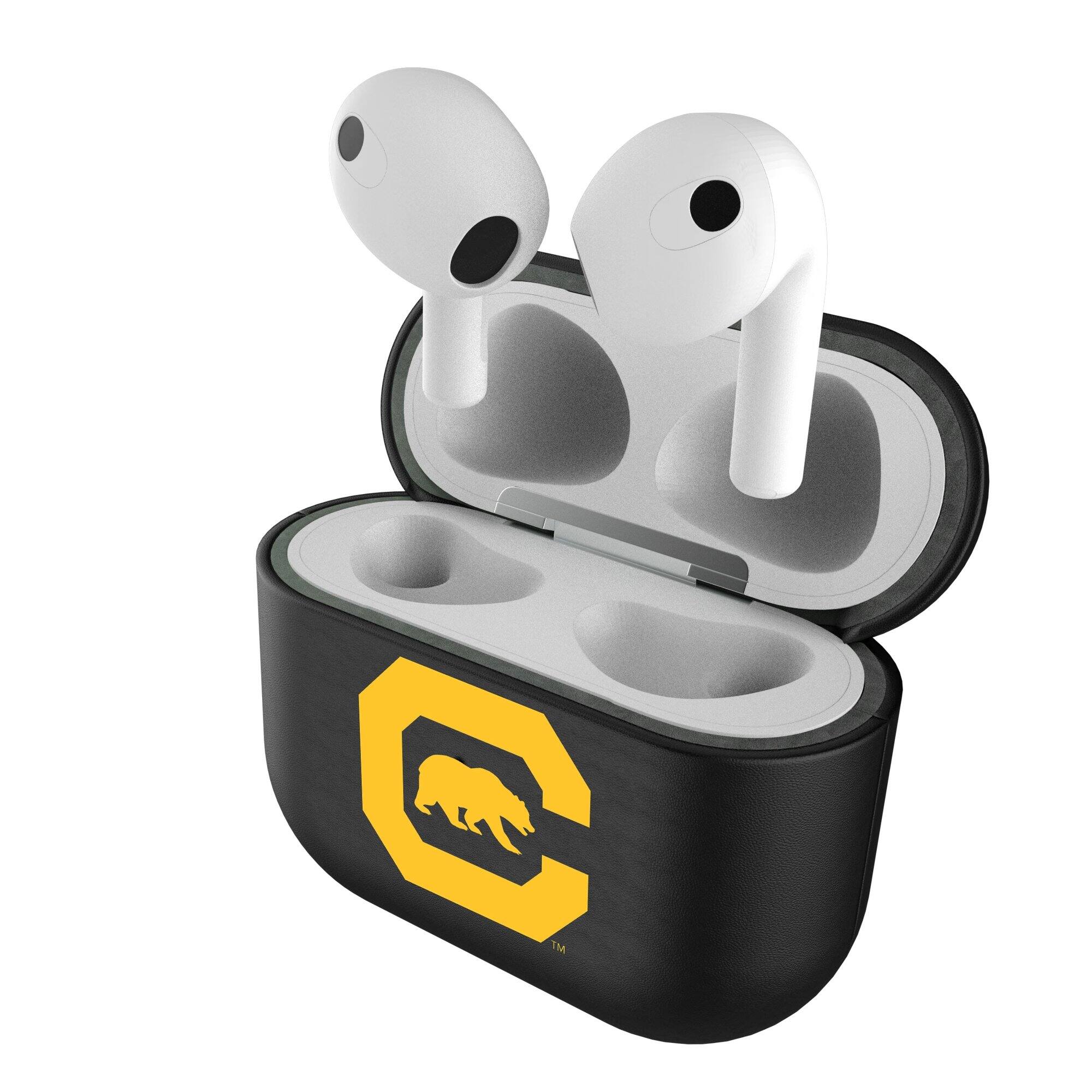 Alt View 2. Keyscaper - Cal Bears Black Cal Bears Insignia AirPods 3rd Gen Case Cover - Black.