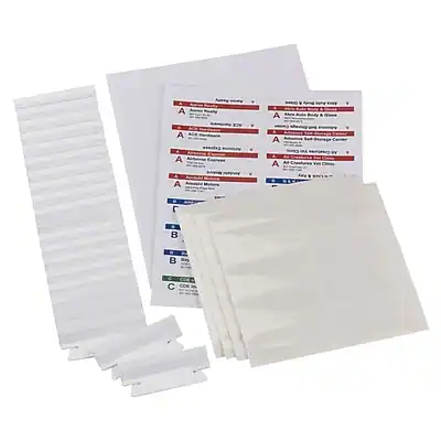 Front. Smead - Smead Viewables File Folder Labels, 3.5" x 1.25", White, 25 Labels/Pack (64905) - White.