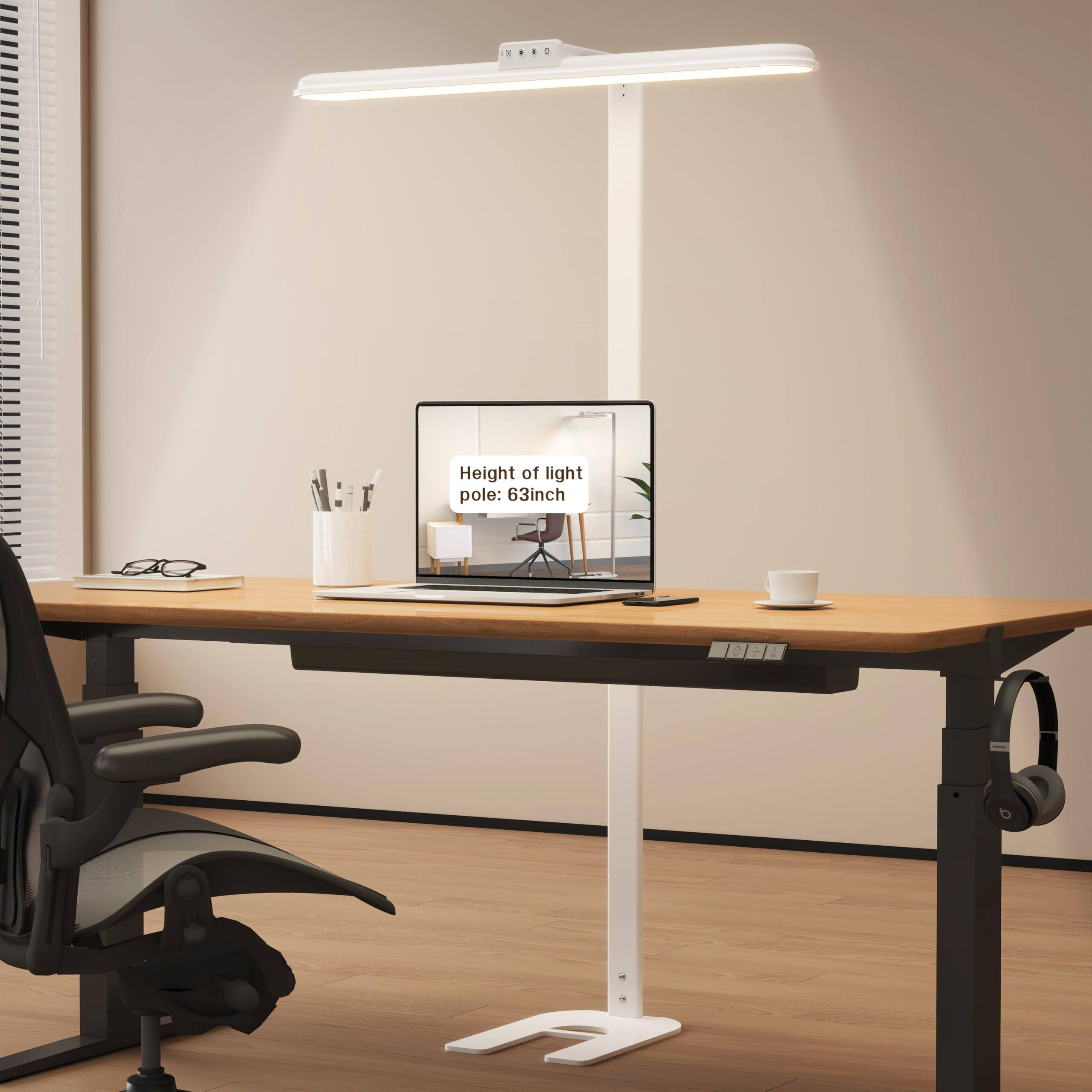 White-Large desk lamp