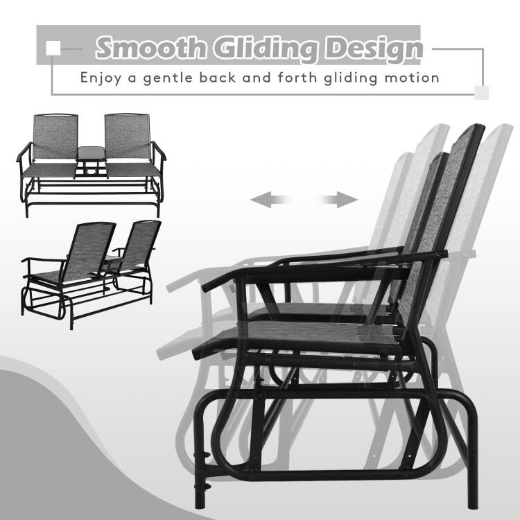 Smooth Gliding Design  
Enjoy a gentle back and forth gliding motion