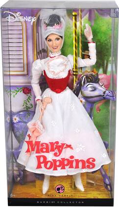 Mattel - Mary Poppins Pink Label Barbie Collector Doll - Multi