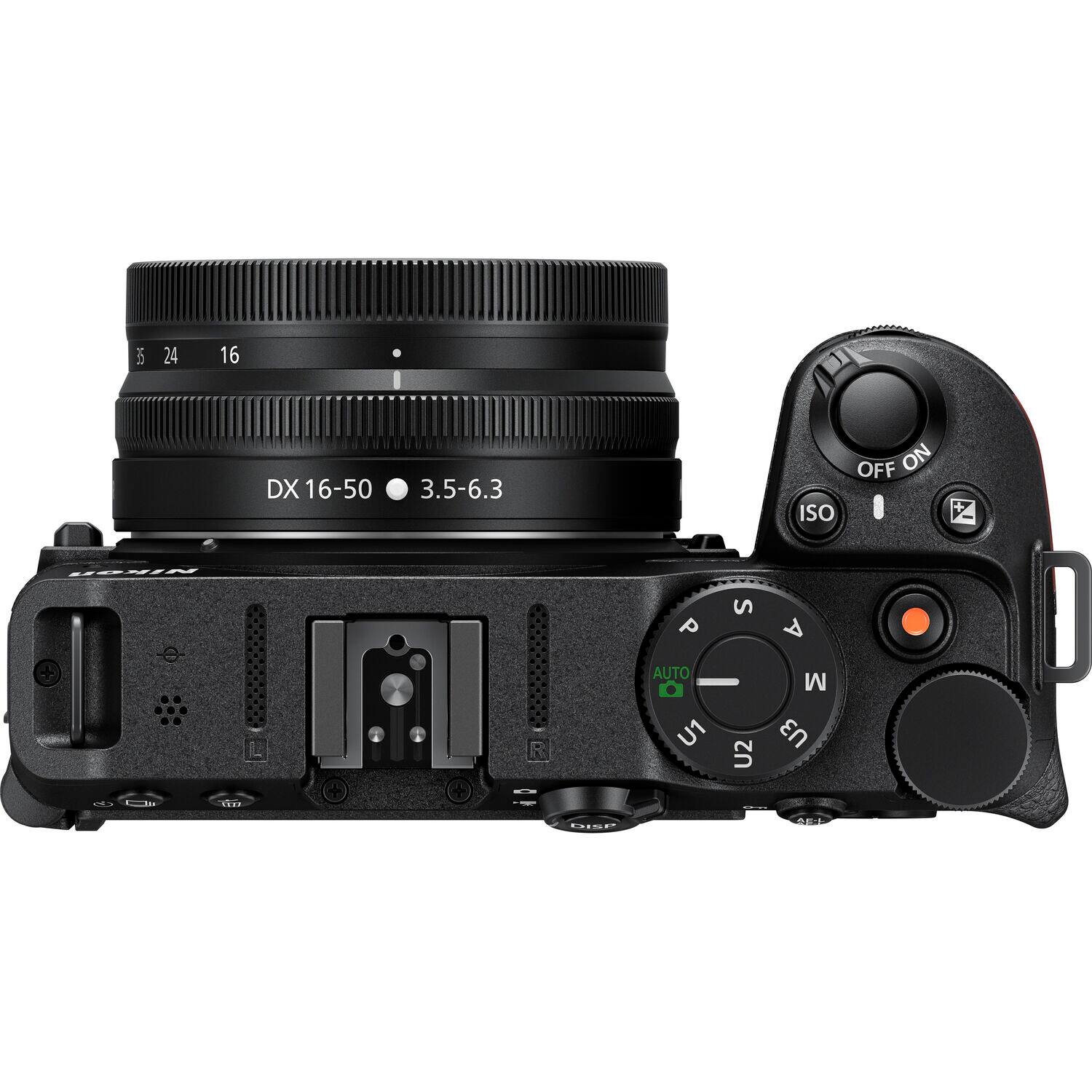 24 16 DX 16-50 3.5-6.3 OFF ON ISO Z HIROR P S A AUTO - U1 U2 M U3
