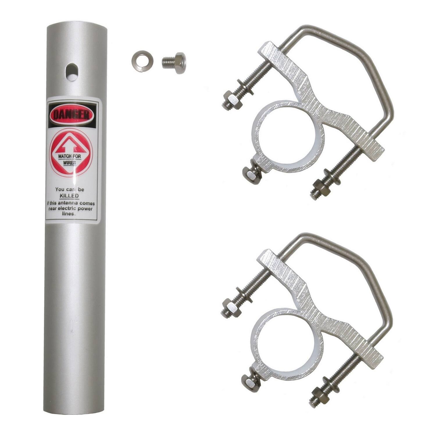 DANGER  
WATCH FOR WIRES:  
You can be KILLED if this antenna comes near electric power lines.