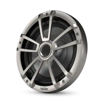 Front. Infinity - INFINITY 1022MLT 10" Marine subwoofer with rgb lighting - Titanium - Titanium.