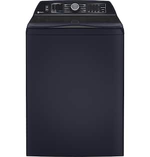 GE Profile - 5.3 Cu. Ft. High-Efficiency Smart Top Load Washer with Adaptive SmartDispense - Sapphire Blue