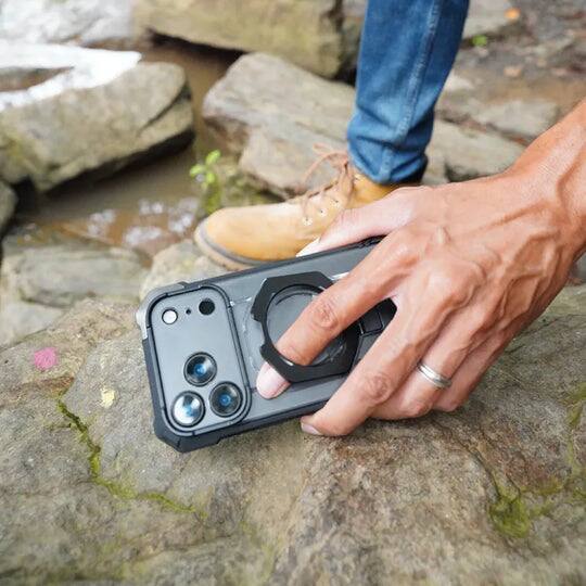 Alt View 2. SUPCASE - UB Grip Rugged MagSafe Case for iPhone 17 Pro Max – Heavy-Duty Protection with Magnetic Charging Support - Black.