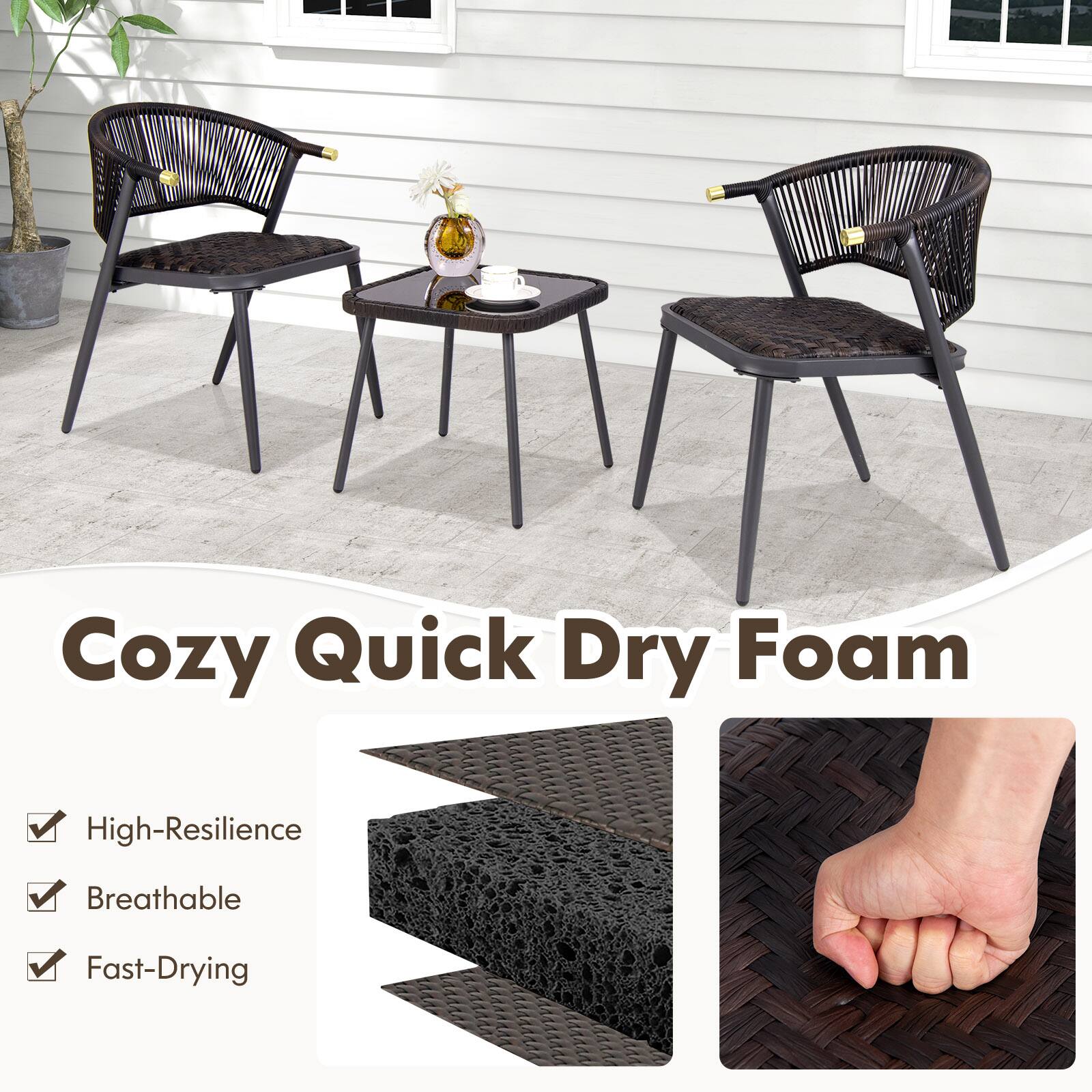 Cozy Quick Dry Foam High-Resilience Breathable Fast-Drying