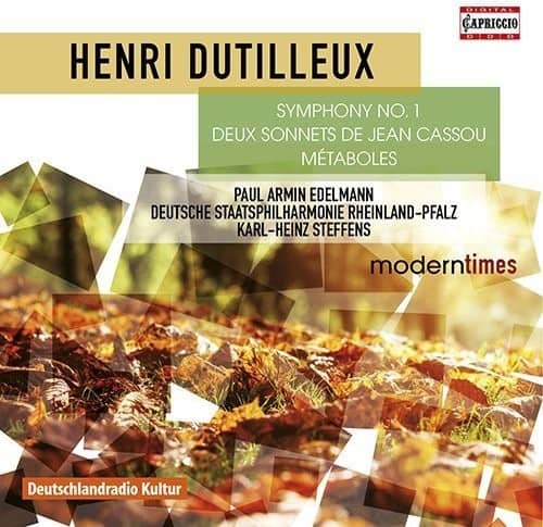 Dutilleux / German State Philharmonic Rheinland - Symphony No. 1 - Deux Sonnets de Jean Cassou   - COMPACT DISCS [CD] price history on PriceWatchPro