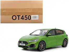 Otto Mobile - 2022 Ford Focus MK5 ST Phase 2 Mean Limited Edition to 2000 pieces Worldwide 1/18 Model Car - Green Metallic