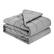 Front. VEVOR - Weighted Blanket, 20 lbs, 88 x 104 in King Size, Cooling Breathable Heavy Blanket with Glass Beads, All-Season Use - Gray.