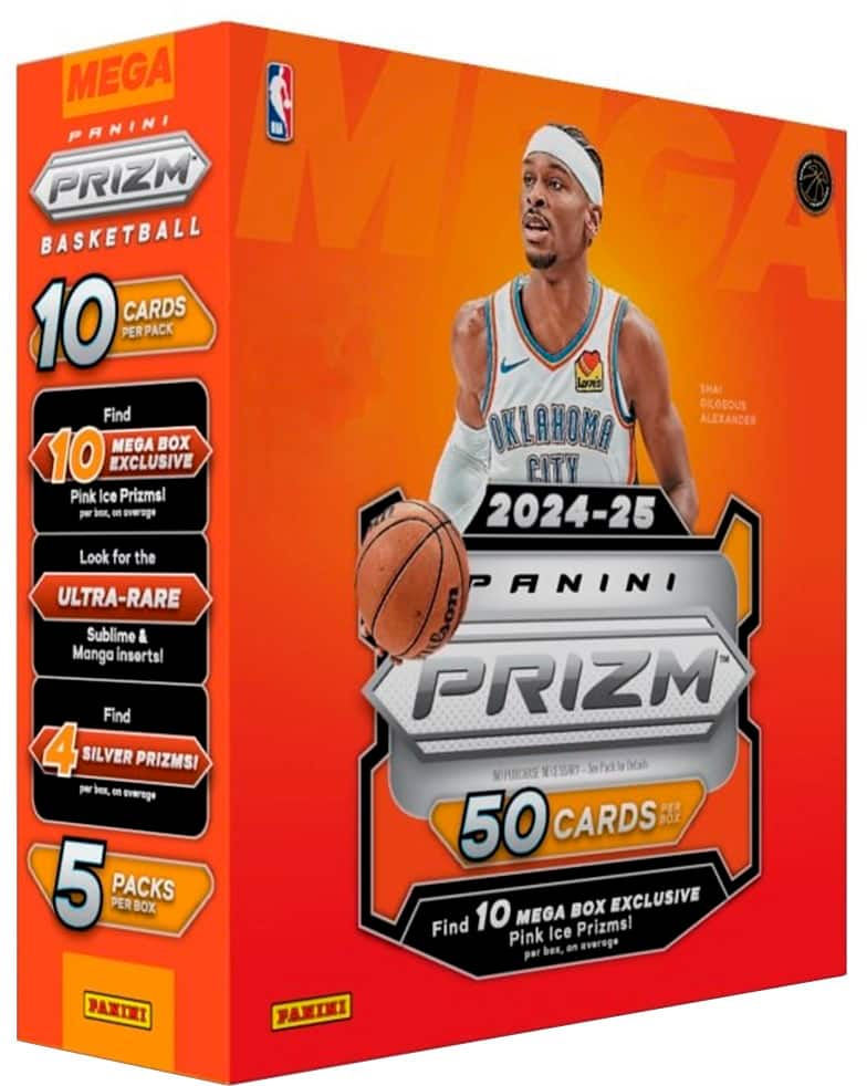 2024-2025 Panini Prizm Basketball Mega Box - Front_Zoom