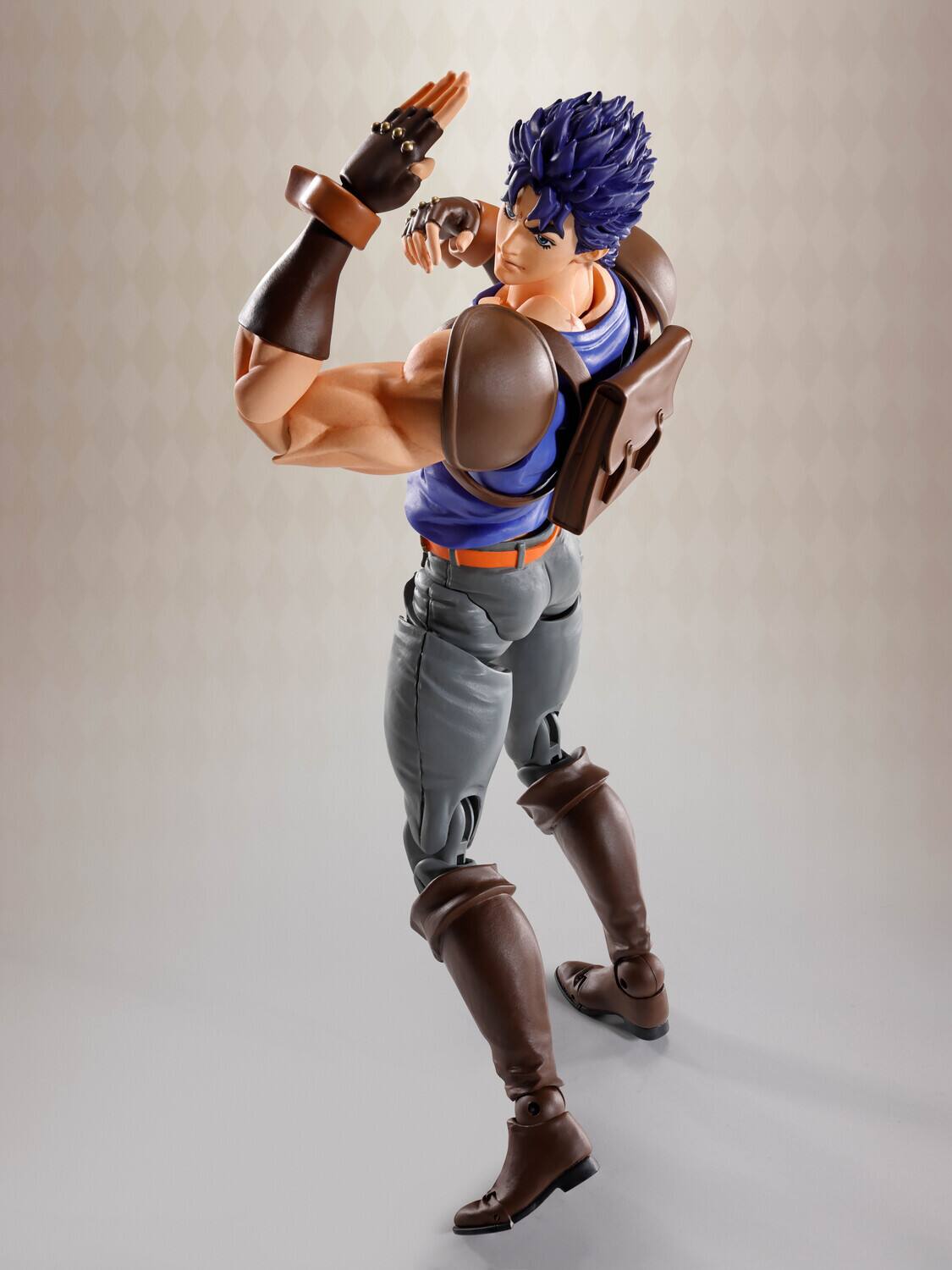 Alt View 1. Bandai - Tamashii Nations - JoJo's Bizarre Adventure - S.H.Figuarts - Jonathan Joestar Action Figure   - COLLECTIBLES - Multicolor.