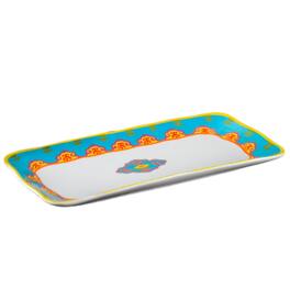 Euro Ceramica Home - Galicia 15.8'' Rectangular Serving Platter - Multicolor