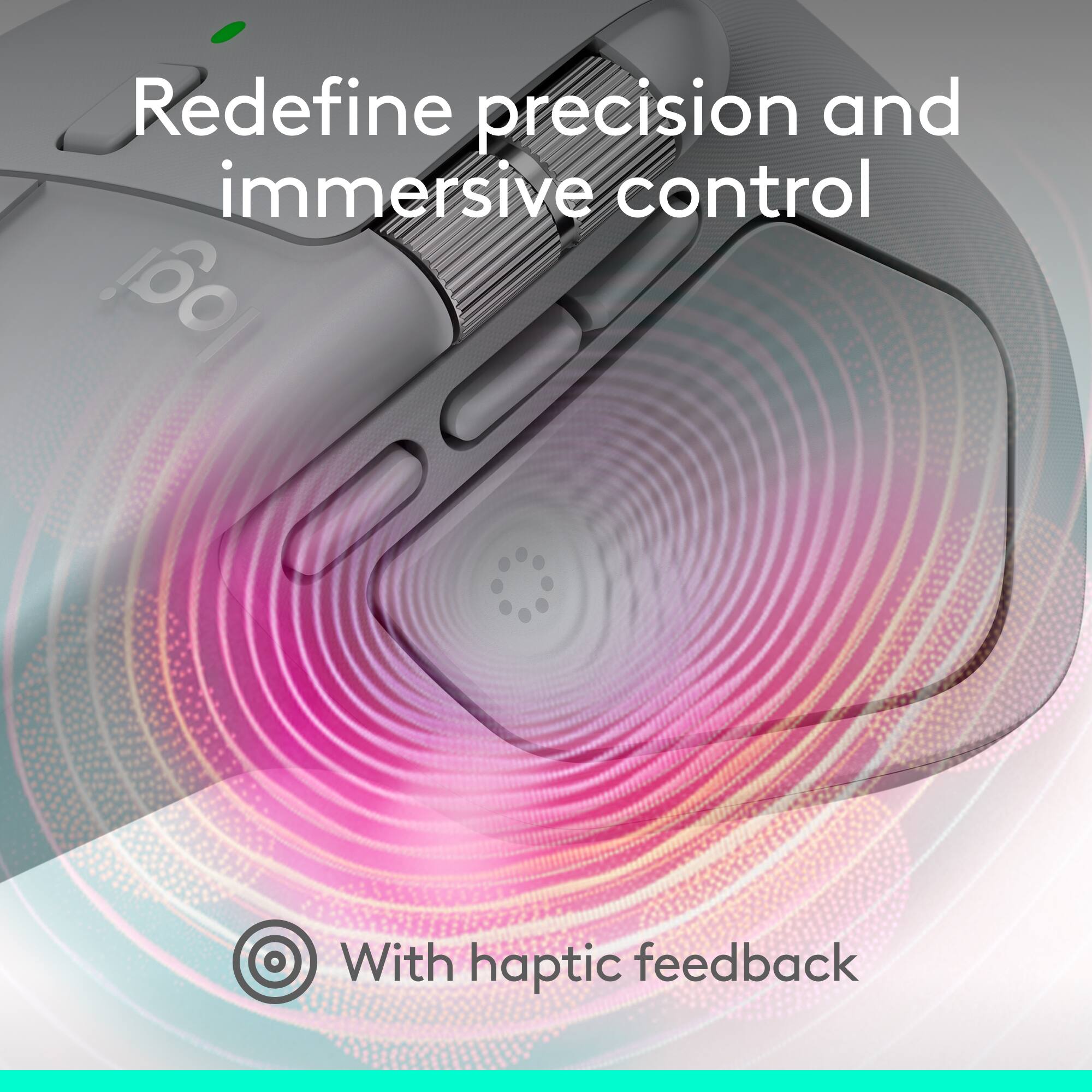 Redefine precision and immersive control  
With haptic feedback