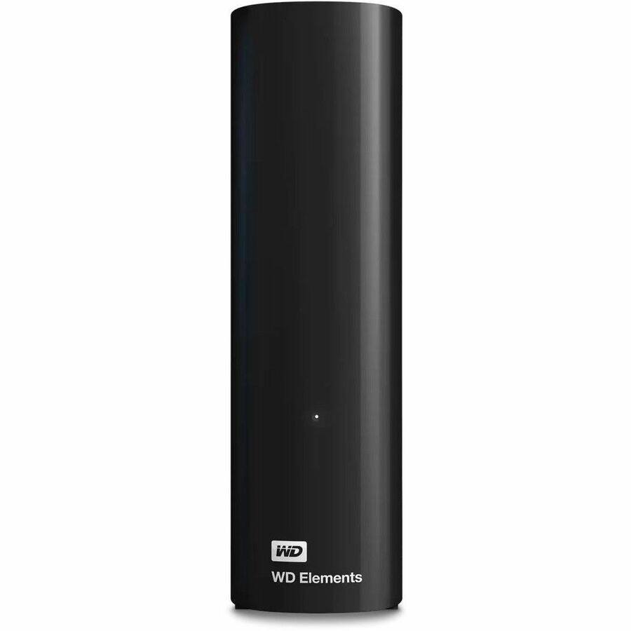 Alt View 1. Western Digital - WD Elements WDBWLG0260HBK-NESN 26 TB Desktop Hard Drive - External - Black - USB 3.2 (Gen 1) Micro-B - Black.