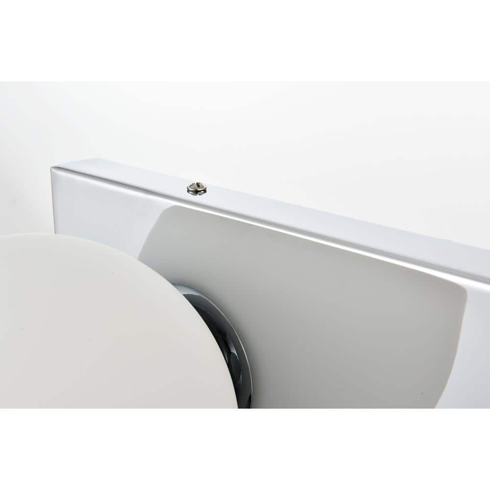 Living District - Jaylin 2 light Bath Sconce - Chrome And Frosted White price history on PriceWatchPro