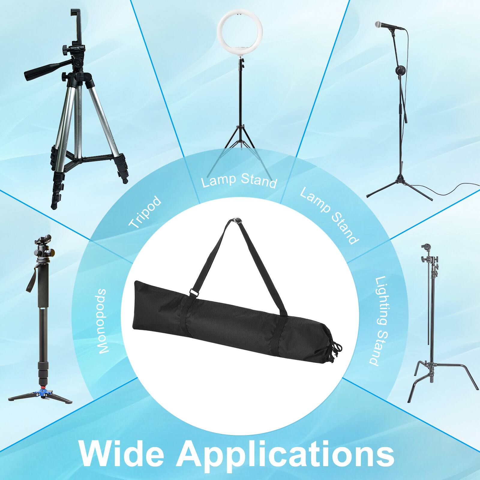 Monopods, Tripod, Lamp Stand, Lighting Stand, Wide Applications