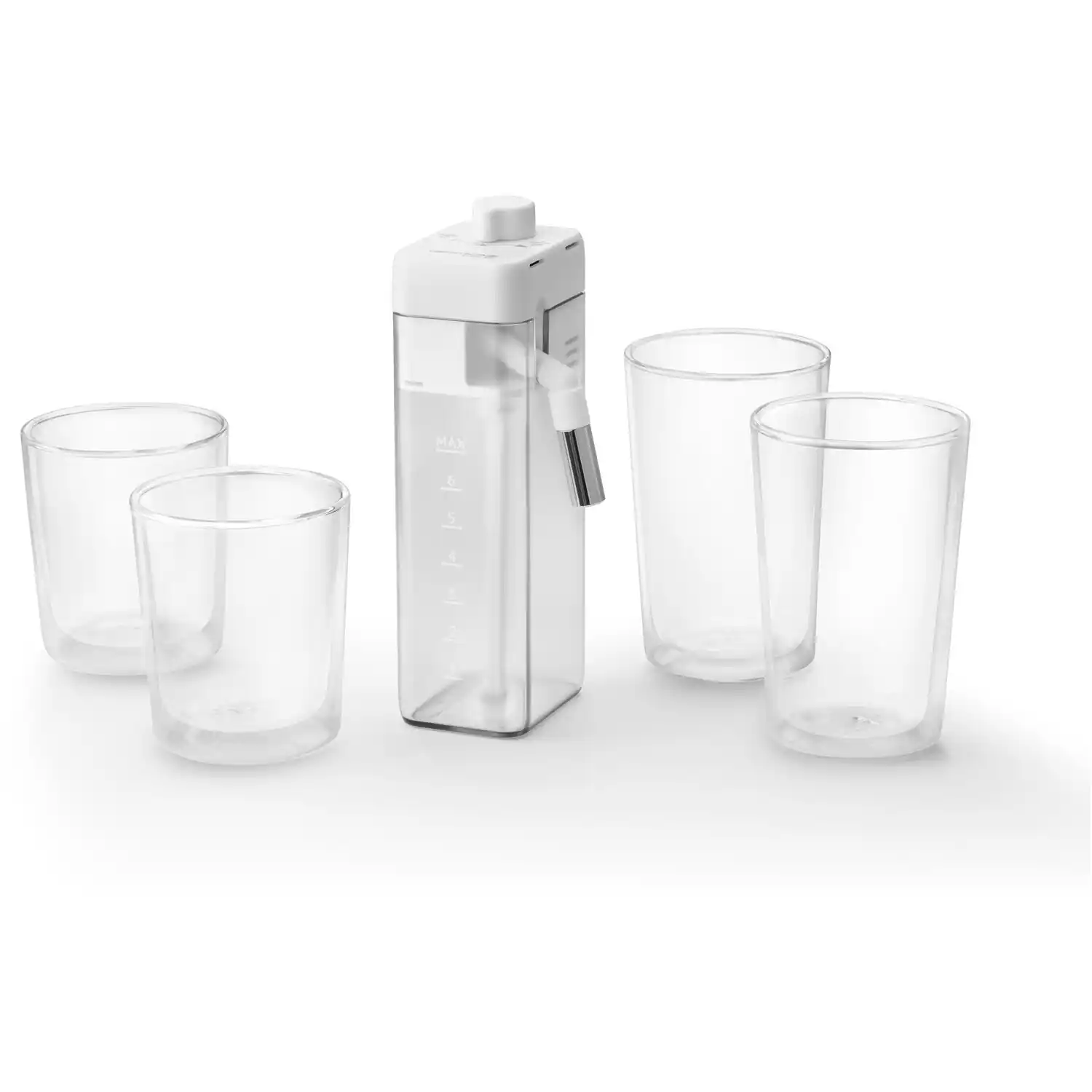 Front. De'Longhi - LatteCrema Cool Upgrade Set - White.