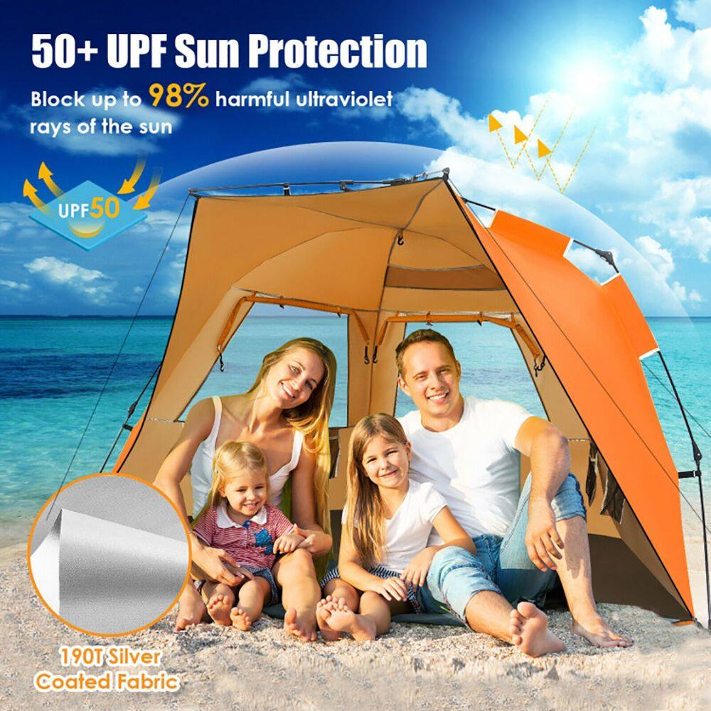 50+ UPF Sun Protection  
Block up to 98% harmful ultraviolet rays of the sun  
UPF50  
190T Silver Coated Fabric