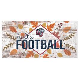 Fan Creations - Liberty Flames 6'' x 12'' Hello Football Wall Art - White