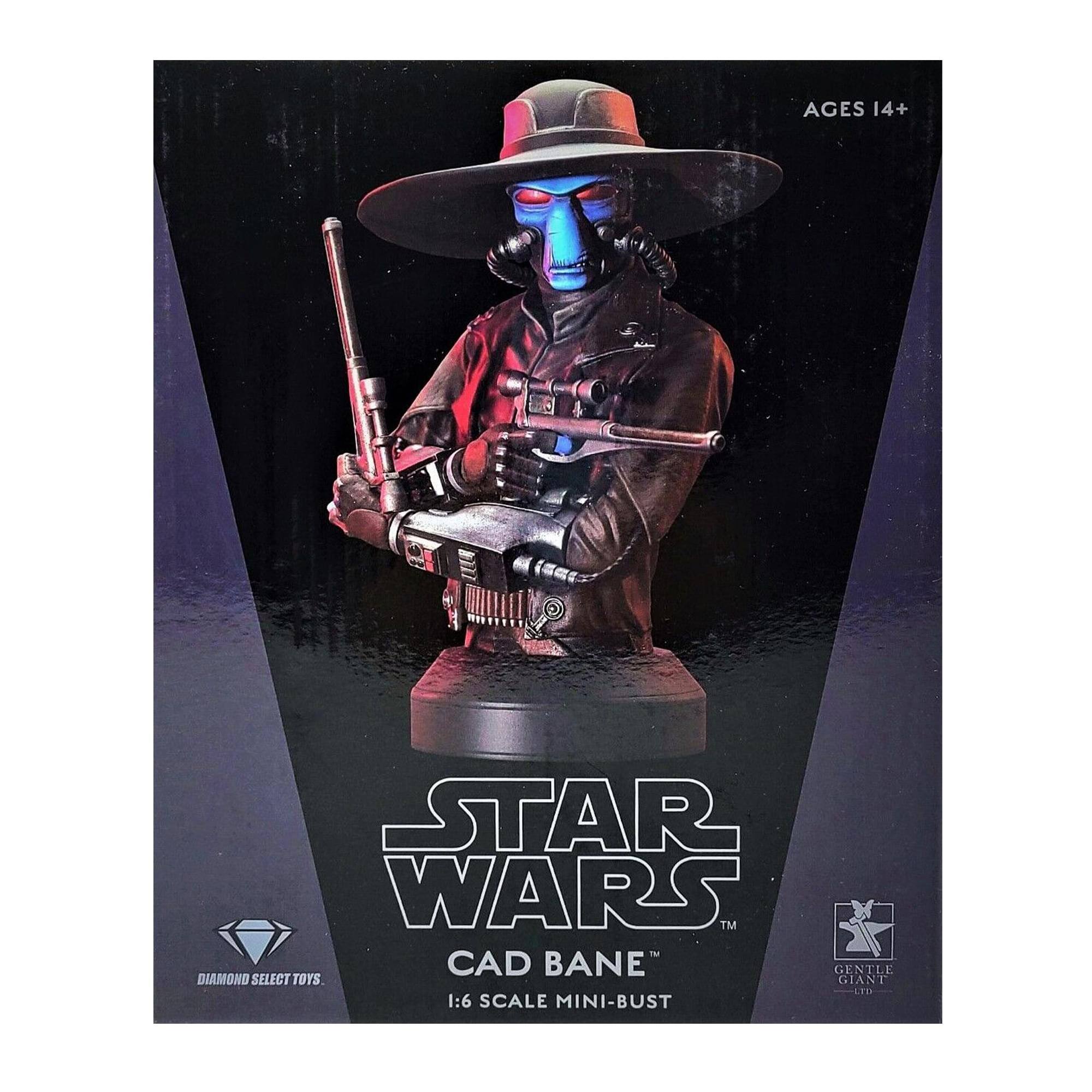 AGES 14+ STAR WARS™ X CAD BANE GENTLE GIANT DIAMOND SELECT TOYS. 1:6 SCALE MINI-BUST