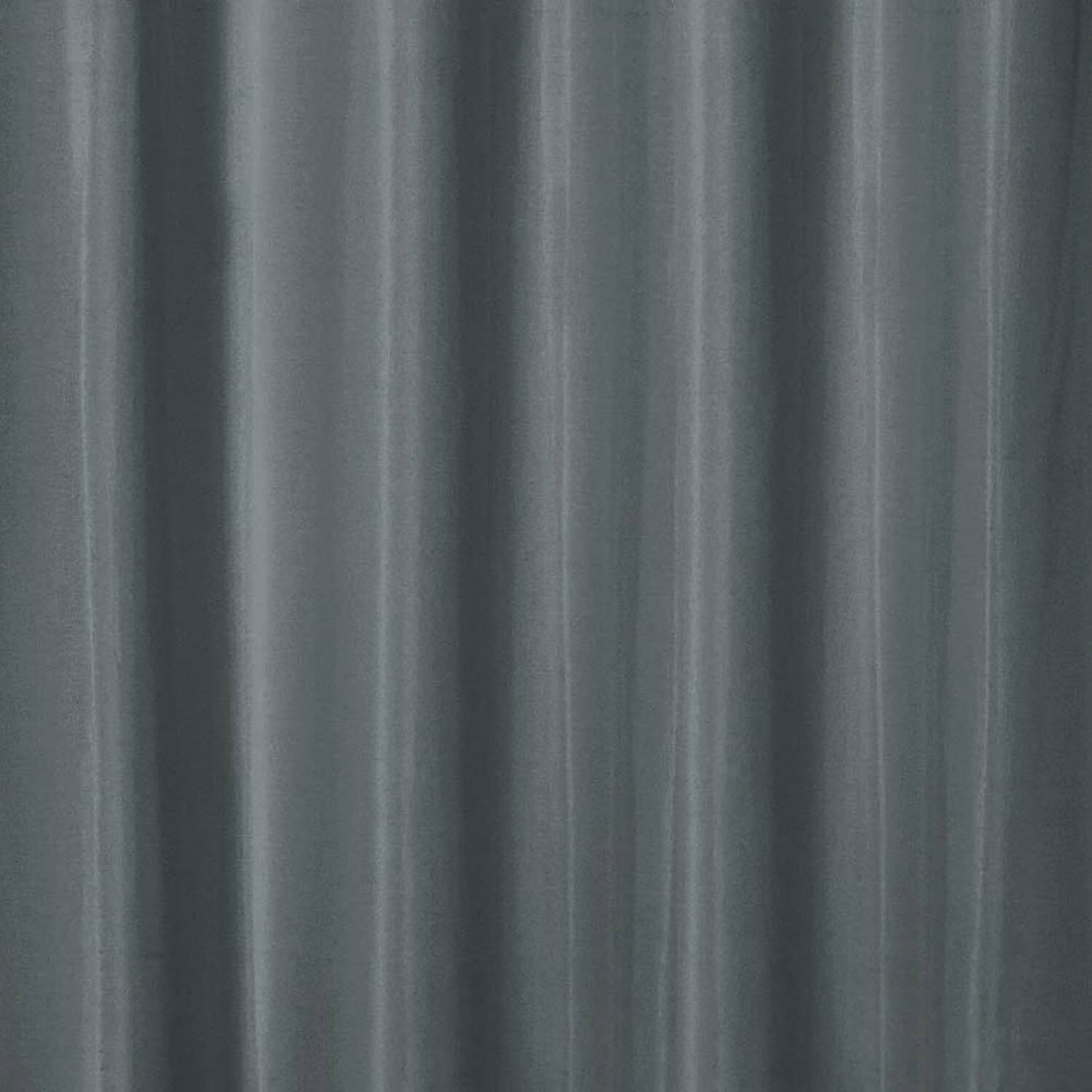 Angle. RT Designers Collection - RT Designers Collection Kennedy Room Darkening Grommet Curtain Panel 54" x 84" Charcoal - Charcoal.