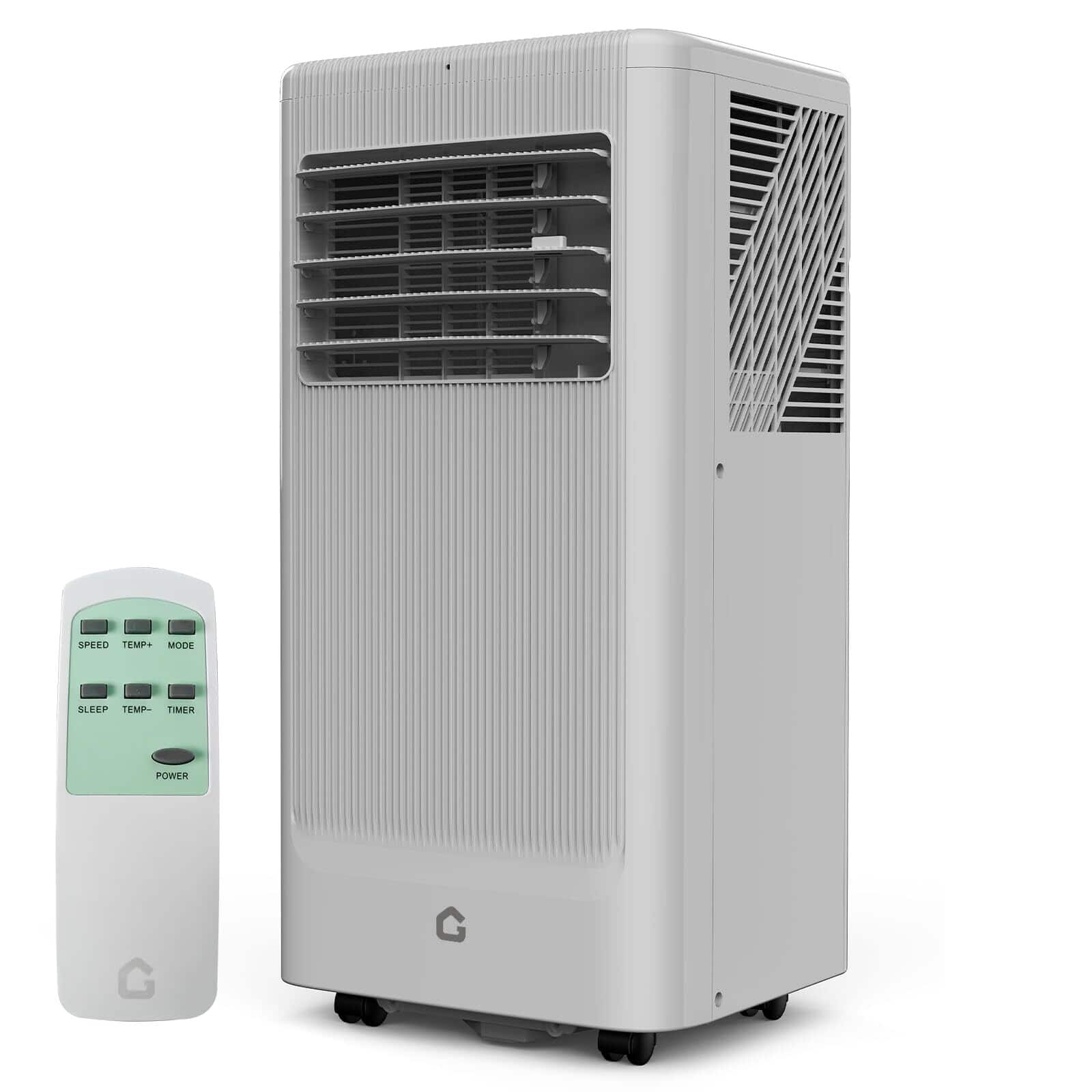 GARVEE - 8,000 BTU Portable Air Conditioner, Smart Control, Cools up to 420 Sq. Ft., with Dehumidifier & Fan mode