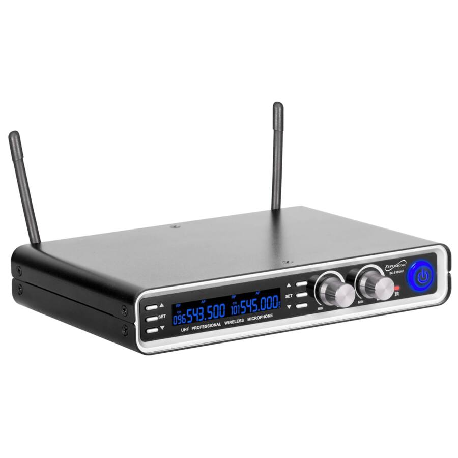 Dual Channel Controller Supersonic UHF Dual Channel Selectable Frequencies Professional ...