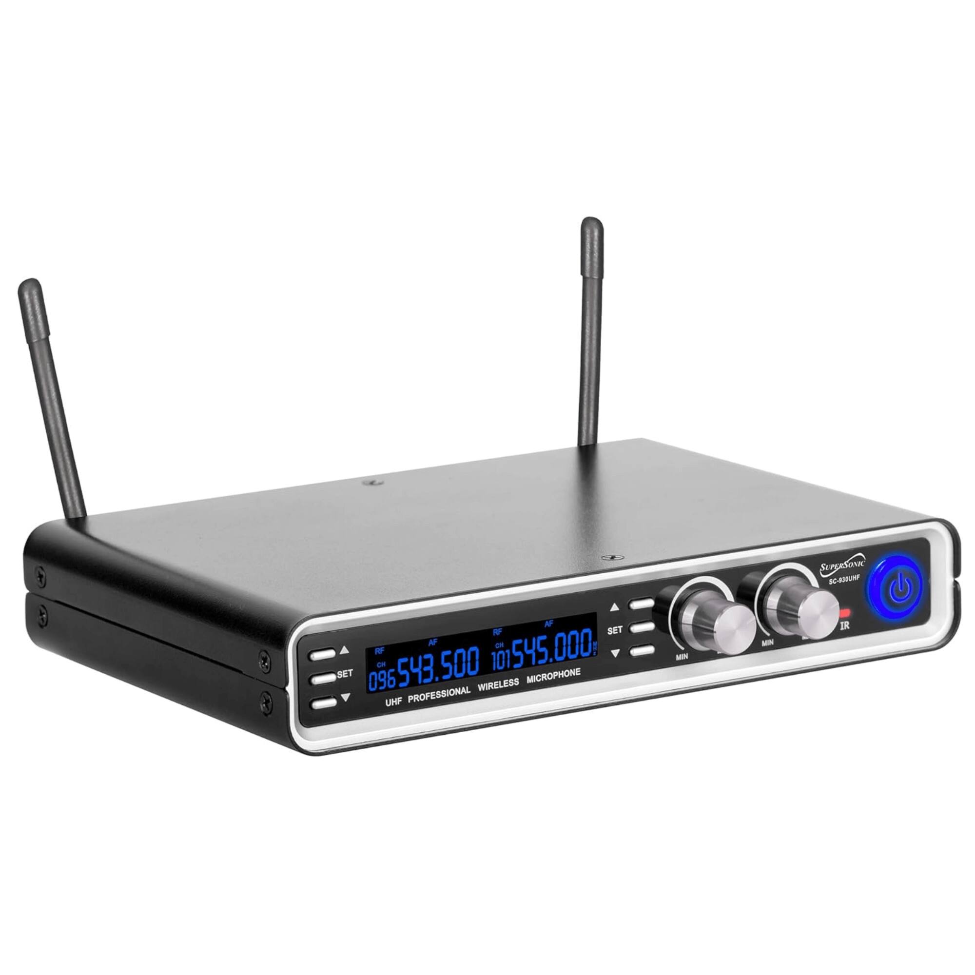 - BET AF - 096543.500 101 545.000 BET MICROPHONE 096 WIRELESS UHF PROFESSIONAL