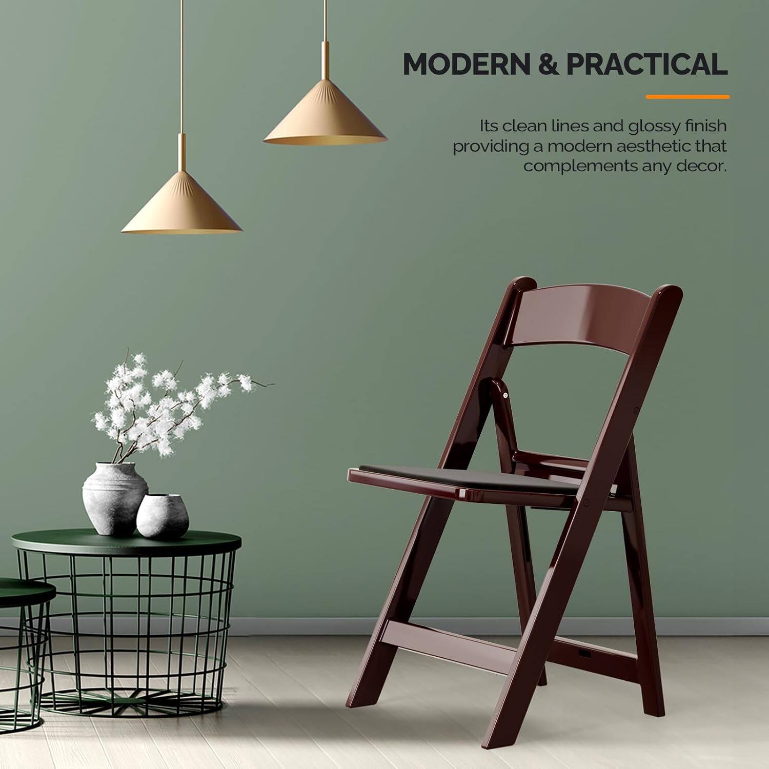 MODERN & PRACTICAL

Its clean lines and glossy finish providing a modern aesthetic that complements any decor.