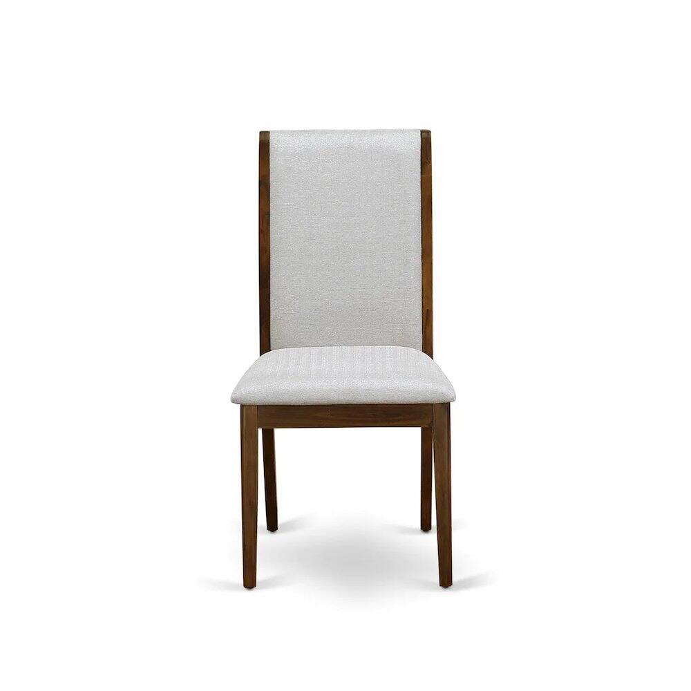 Left. East West Furniture - Dining Room Set Natural - Brown.