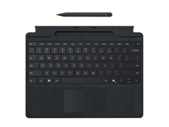 Front. Microsoft - Microsoft Srfc Pro KB w/ Slim Pen CM SC English Black US/Canada Commercial 1 License - Black.