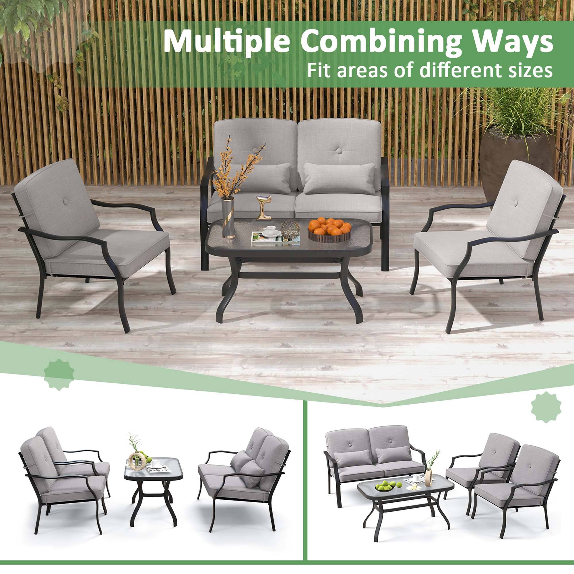 Multiple Combining Ways  
Fit areas of different sizes