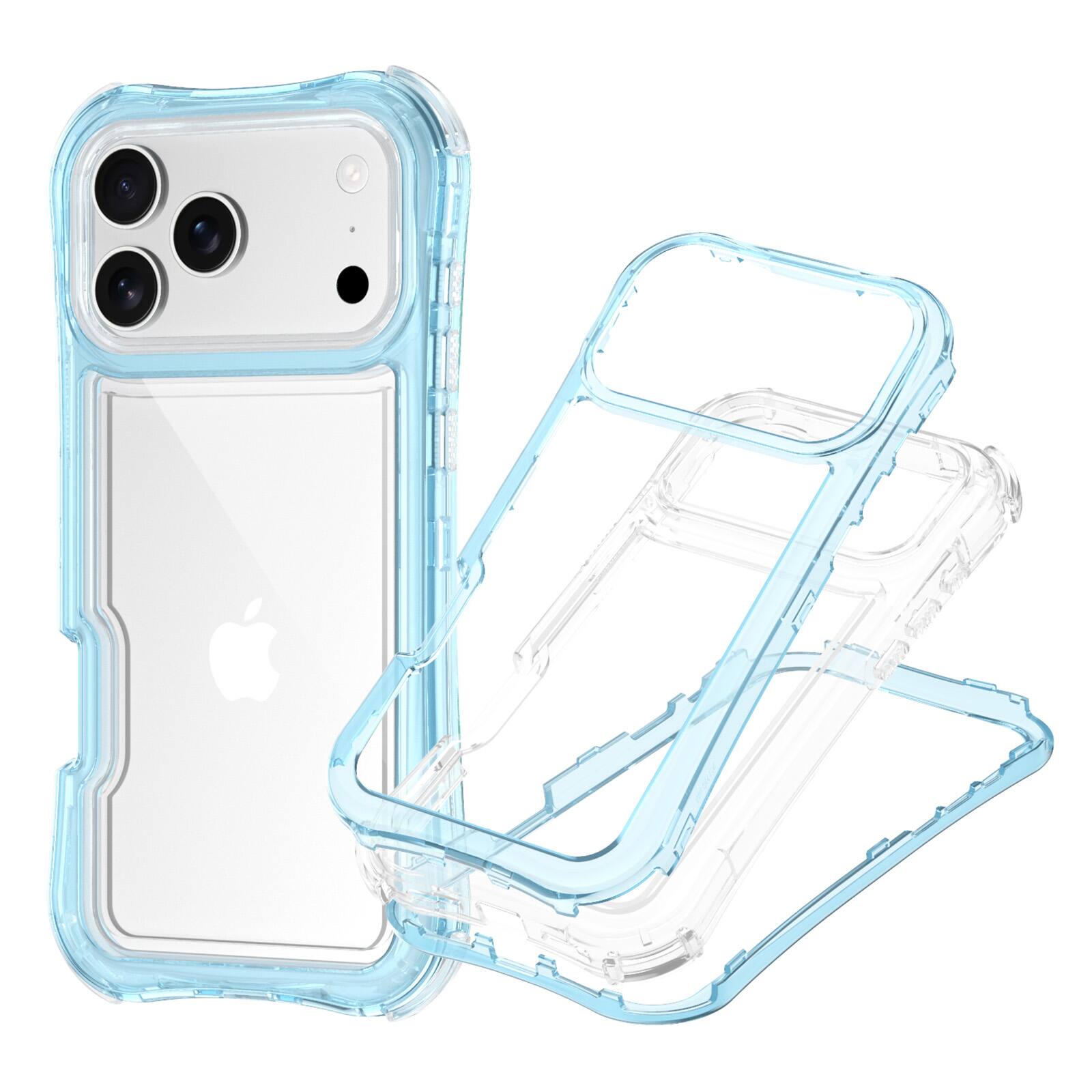 UUCOVER Dual Layer Clear Case for Apple iPhone 17 Pro Max with Wrist ...