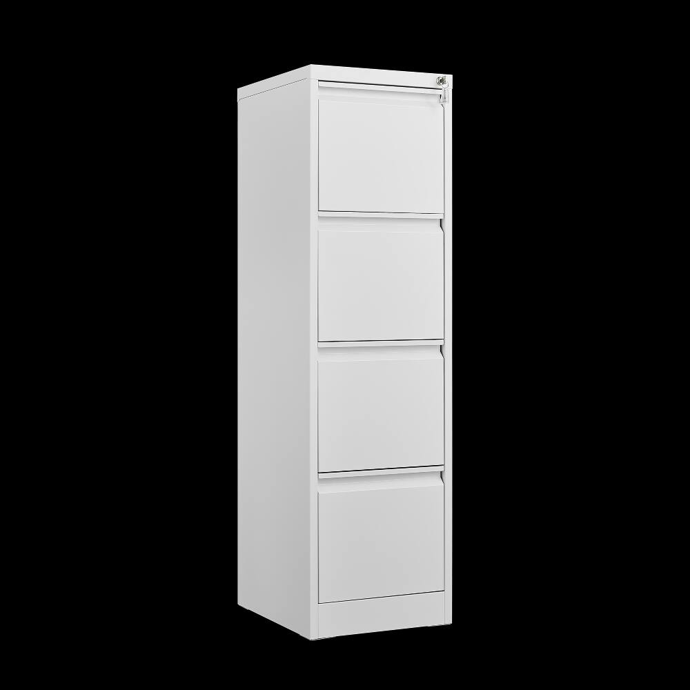 Alt View 2. Loheer - Loheer 4 Drawer Vertical File Cabinet with Lock Narrow Steel Storage Cabinet for A4 Legal Letter Files.