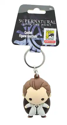 Monogram - Supernatural Castiel Exclusive 3D Foam Figure Keychain - Wing Version - Black