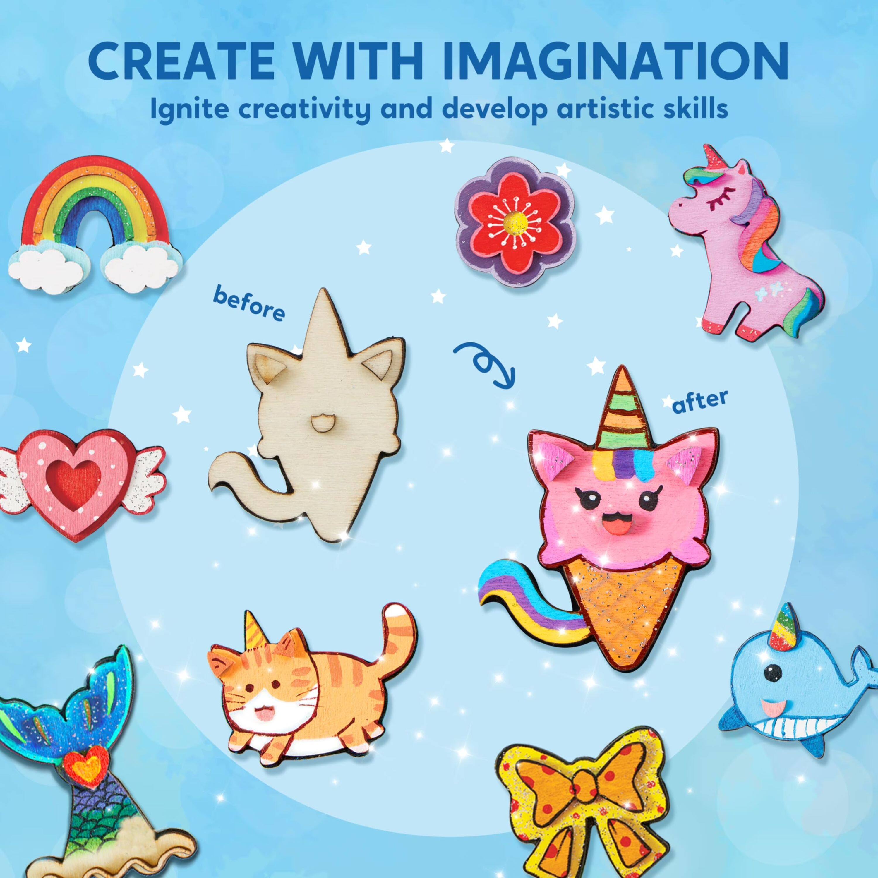 CREATE WITH IMAGINATION  
Ignite creativity and develop artistic skills