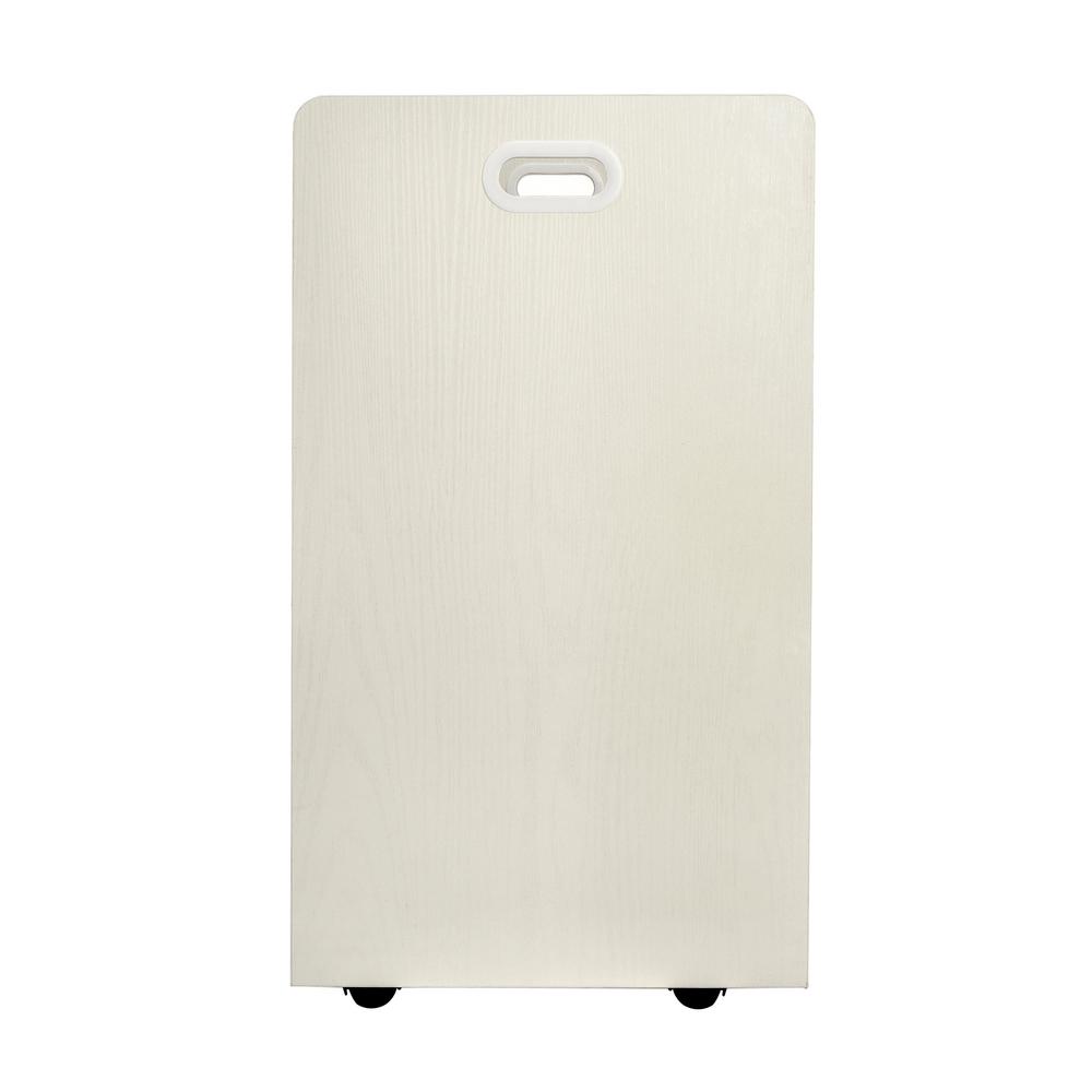 Alt View 2. AdirOffice - Blueprint Storage Wood 50-Compartment Portable Roll File Cart - White.