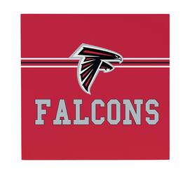 Evergreen Enterprises - Atlanta Falcons 12" x 12" Wood Wall Sign - Multicolor
