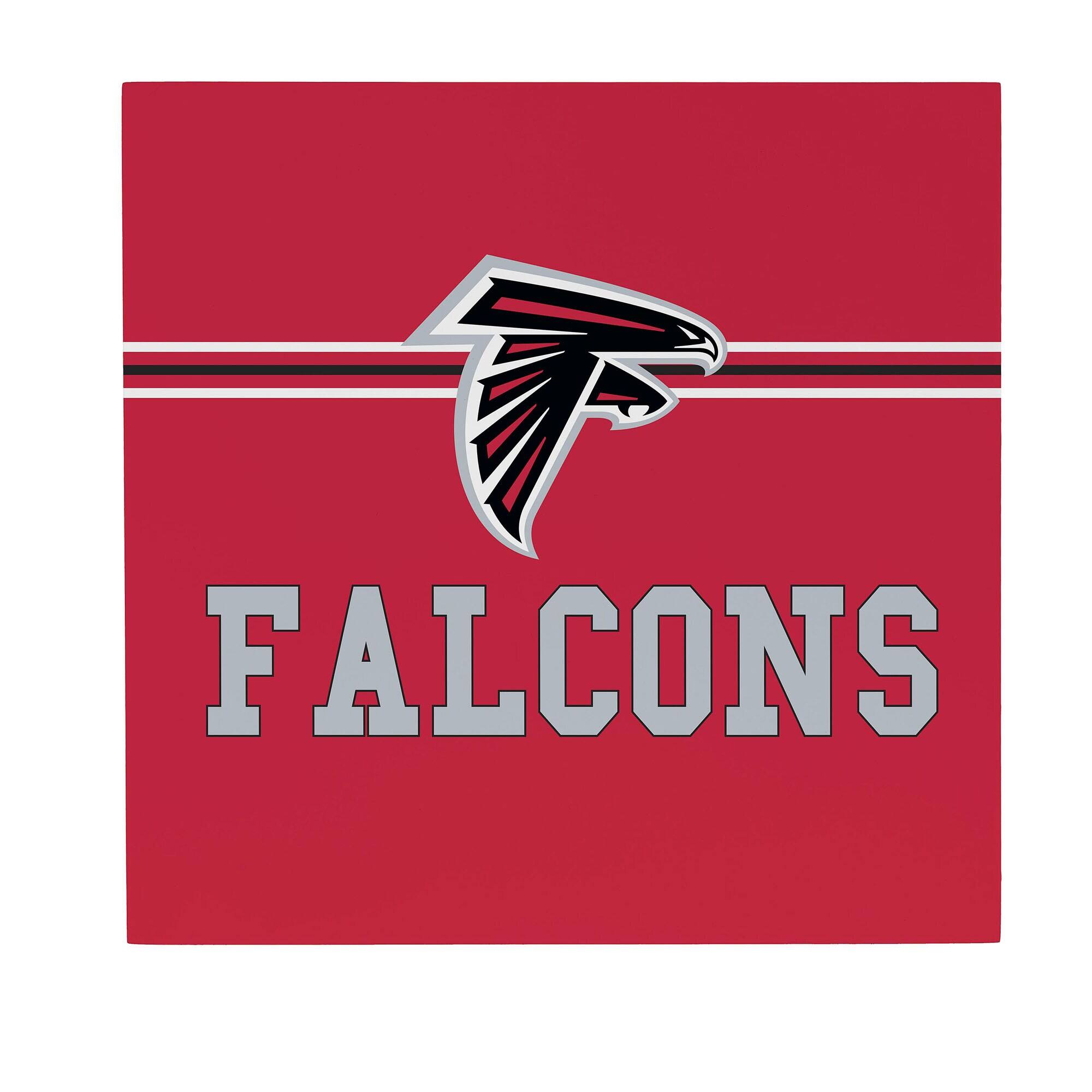 Atlanta Falcons 12" x 12" Wood Wall Sign